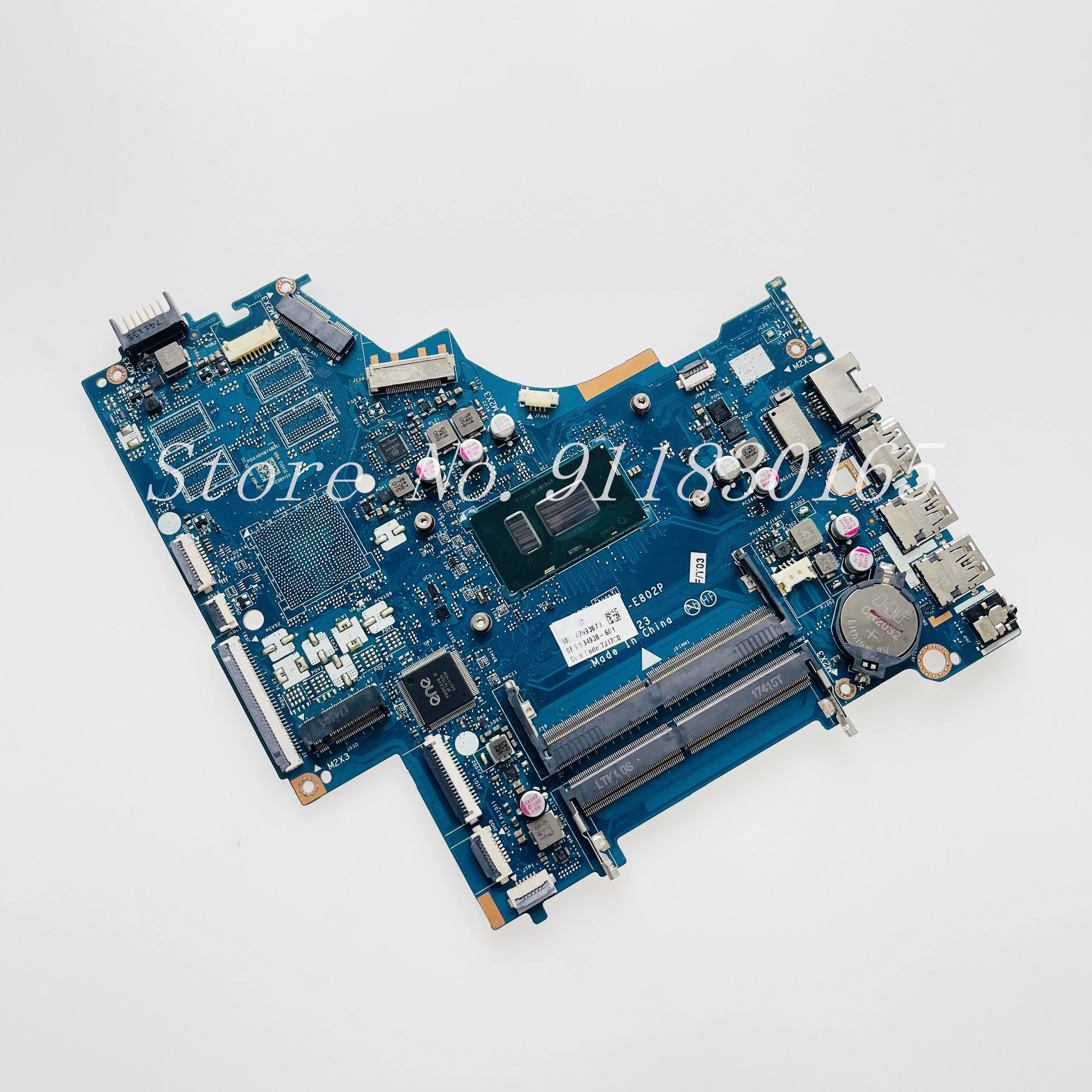 Imagem -06 - Laptop Motherboard para hp Pavilion Mainboard com Core i3 i5 i7 Cpu Uma Ddr4 100 de Trabalho La-e801p La-e802p 15-bs 15t-bs 250 g6