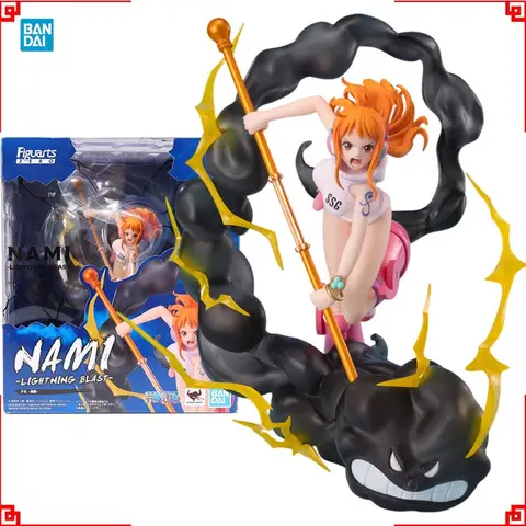 Bandai Tek Parça Anime Figürü Figuarts ZERO Nami Yıldırım Patlaması Ekstra Savaş Koleksiyon Modeli Aksiyon Figürleri Oyuncaklar Erkek Hediye