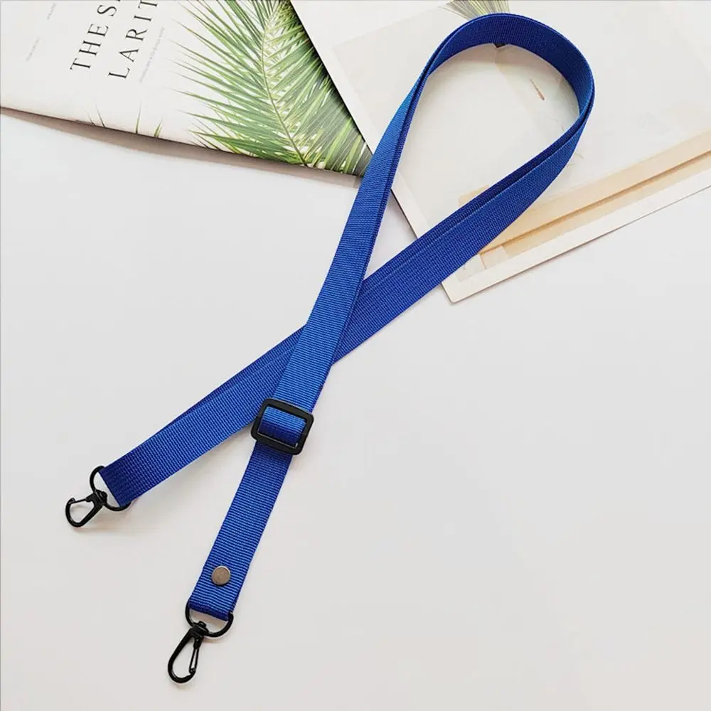 Nylon Shoulder Strap Lanyard Replacement Adjustable Crossbody Bag Strap Solid Color Phone Case Hanging Rope Bag Accessories