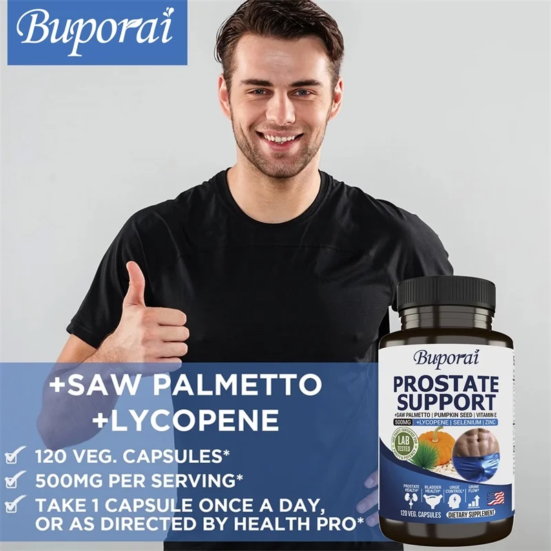 Men's Prostate Support - Helps with Urinary Tract Health, Reduces Frequent Urination, and Prevents Hair Loss - Image 6