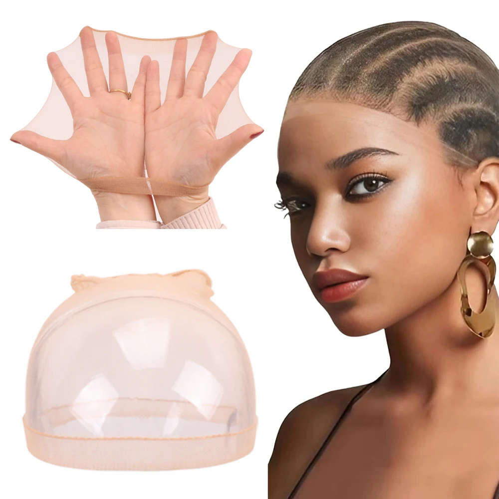 

10/20/30Pcs Hd Wig Caps For Realistic Looks Breathable Nylon Materials Invisible Wig Cap Free Size Wig Caps For Wearing Wigs