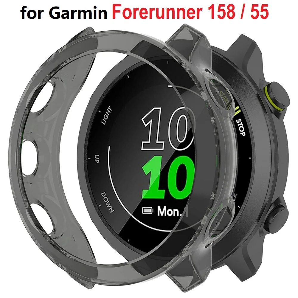 Smart Watch Protective Cover for Garmin Forerunner 158 / Forerunner 55 Anti Drop Soft TPU Case Bumper Protector Shell