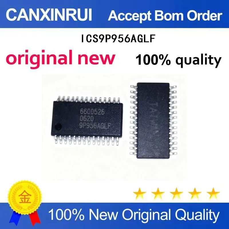 (5-100 Pieces)New stock ICS9P956AGLF 9P956AGLF double-sided feet