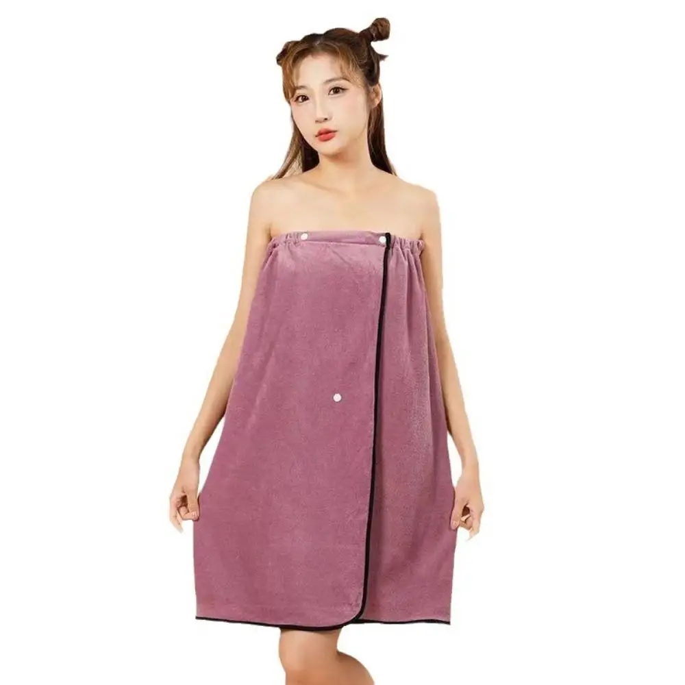 

Bathroom Supplies Microfiber Lady Bathrobe Soft Cartoon Wrap Shower Skirt Absorbent Thickened Bath Skirt Salon