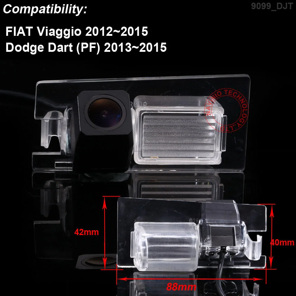 Car backup rear view Camera for Fiat Viaggio Dodge Dart(PF)2012 2013 2015