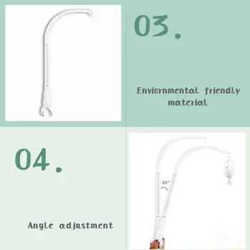 嬰兒床懸吊式搖鈴玩具支架臂架嬰兒床鈴DIY旋轉懸吊夾架嬰兒車配件 6 最佳銷售 嬰兒床配件 - №2