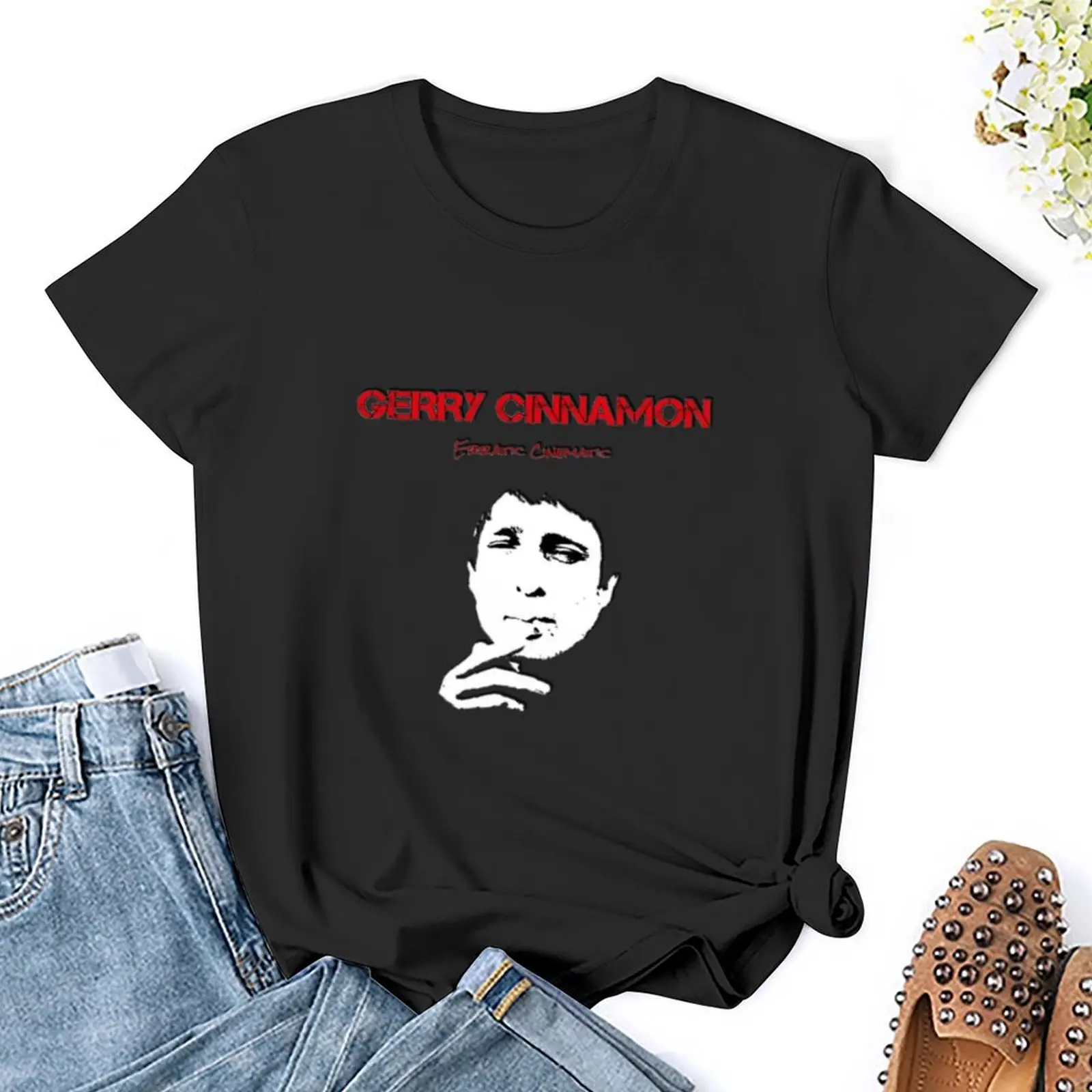 Gerry Cinnamon T-Shirt plus size tops Aesthetic clothing fashion woman blouse 2024