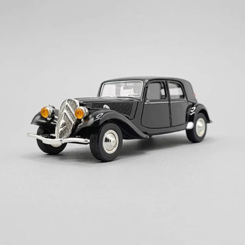 Delprado Diecast 1/43 Scale 1954 Citroen 11CV Classic Car Two Door Sedan Alloy Simulation Car Model Collection Display Toy Gifts