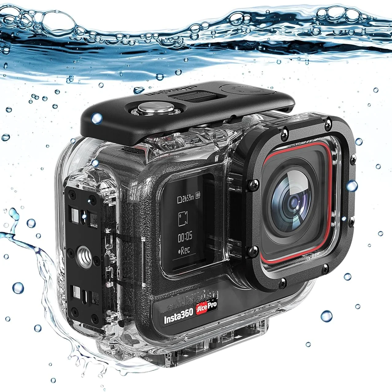 

Dive Case for Insta360 Ace Pro 2/ pro 60M/196FT Underwater Waterproof Diving Housing Cover Protective Shell