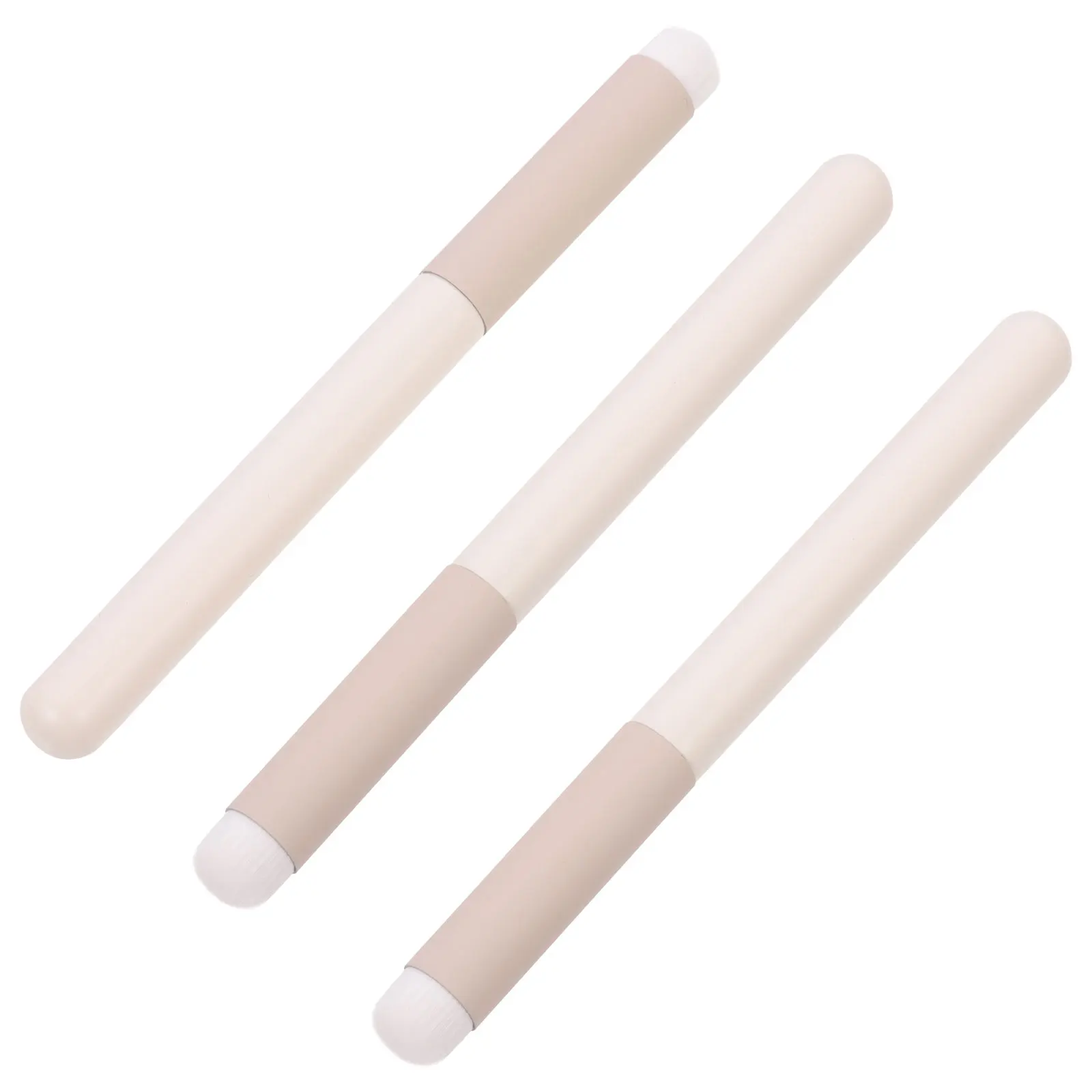 

3pcs Lip Daily Use Lipstick Applicator Concealer Brush Cosmetics Supply Wood Handle Portable Makeup Tools Multi-Use Small