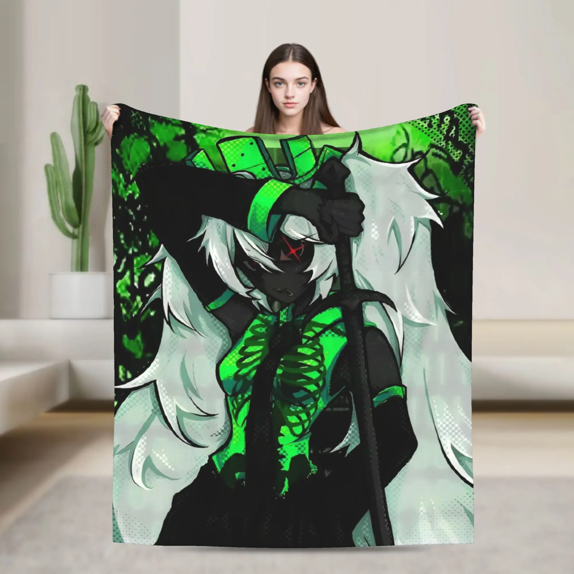 1x1x1x1 Forsaken Blanket Flannel Super Soft Throw Blanket for Outdoor Travel Bed Rug