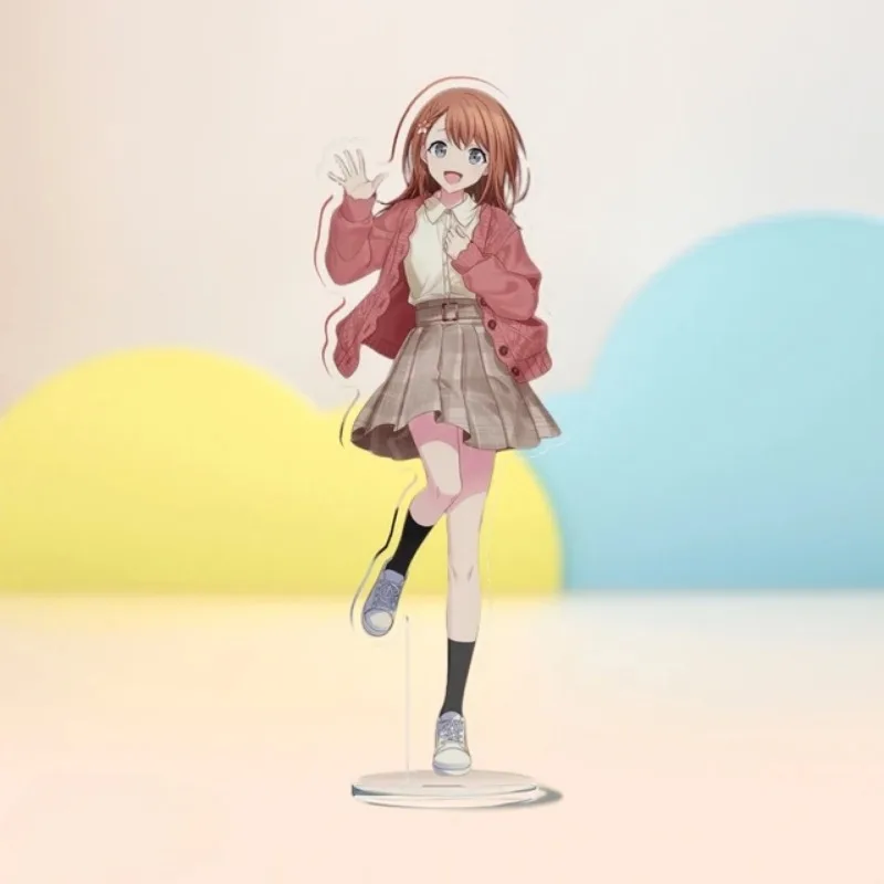 Momoi Airi Hanasato Minori Anime Figure Colorful Stage Toy Figures Woman Fashion Action Stand Figurine Model Doll Toys Acrylic