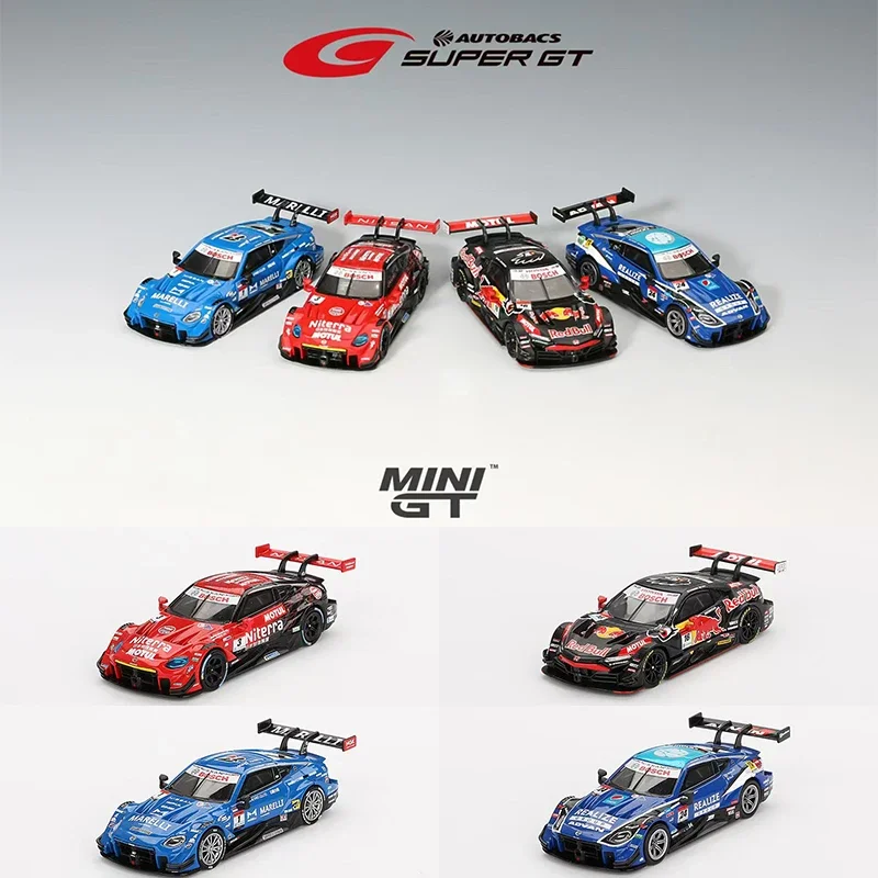 

Предпродажа MINIGT 1:64 Z GT500 NSX SuperGT Series, литая под давлением диорама, коллекция моделей, миниатюрные игрушки