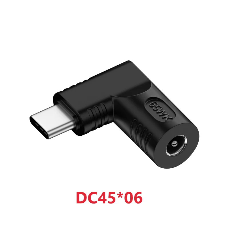 65 واط تيار مستمر إلى النوع C جاك التوصيل التعرف التلقائي محول الشحن محول ل Xiaomi سامسونج هواوي للهاتف المحمول اللوحي