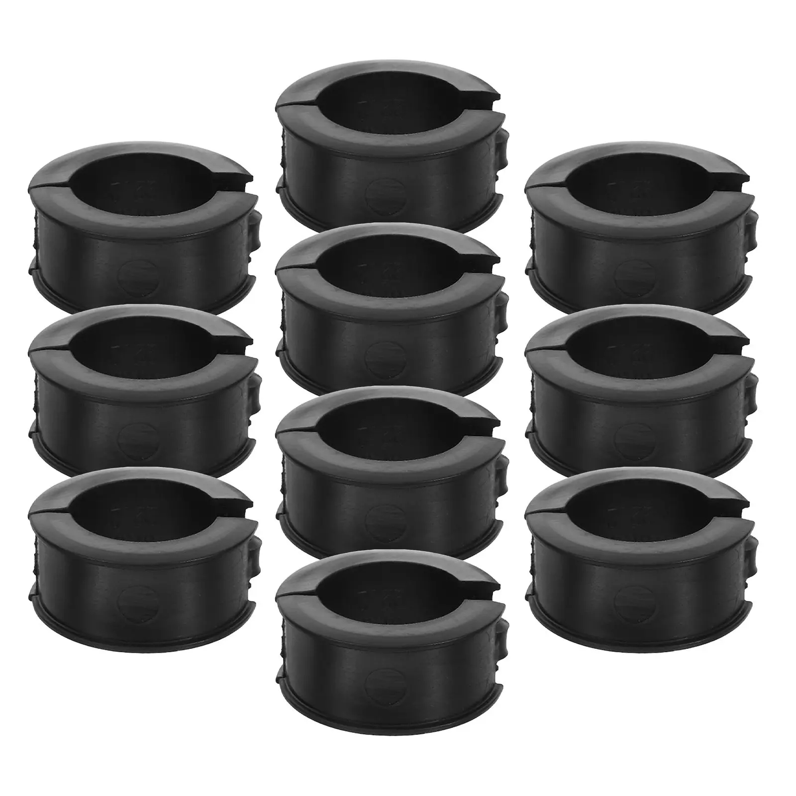 10Pcs Bicycle Handlebar Stem Adapter Rubber Gasket 22.2-31.8mm Non-Marring Handlebar Spacer Anti Slip Clamp Cycling Modification