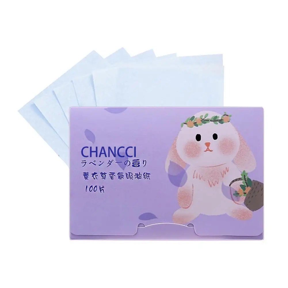 100 Portable Facial Oil Suction Paper For Deep Oil Control Dry Skin Remove Oil Shine Female Facial Cosmetics Z0M1