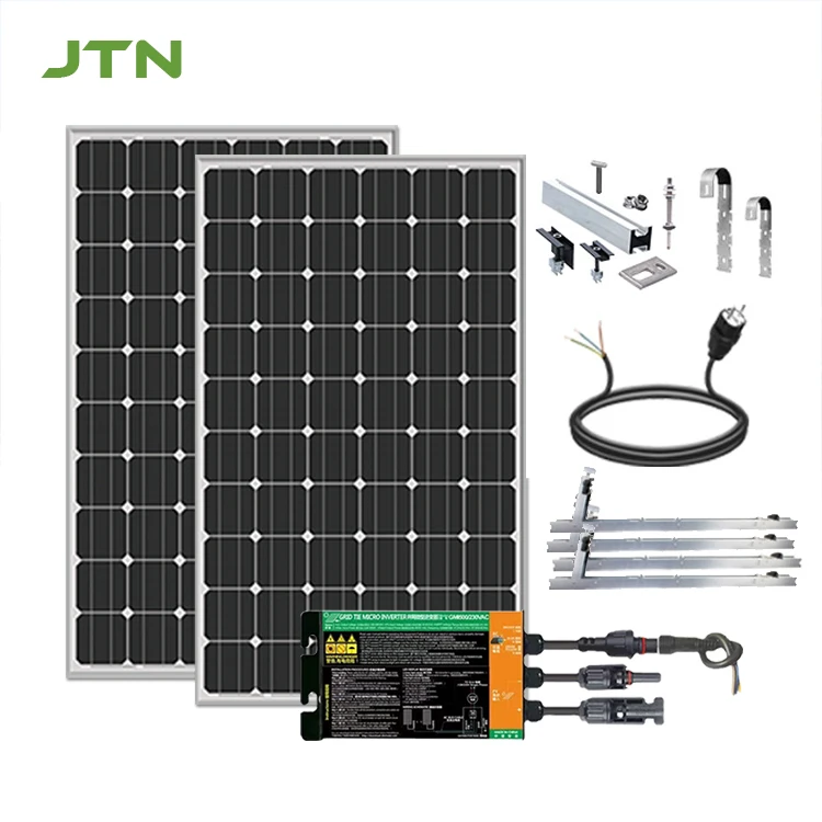 

In stock 220v small solar energy system 600w set balcony solar panel plug and play