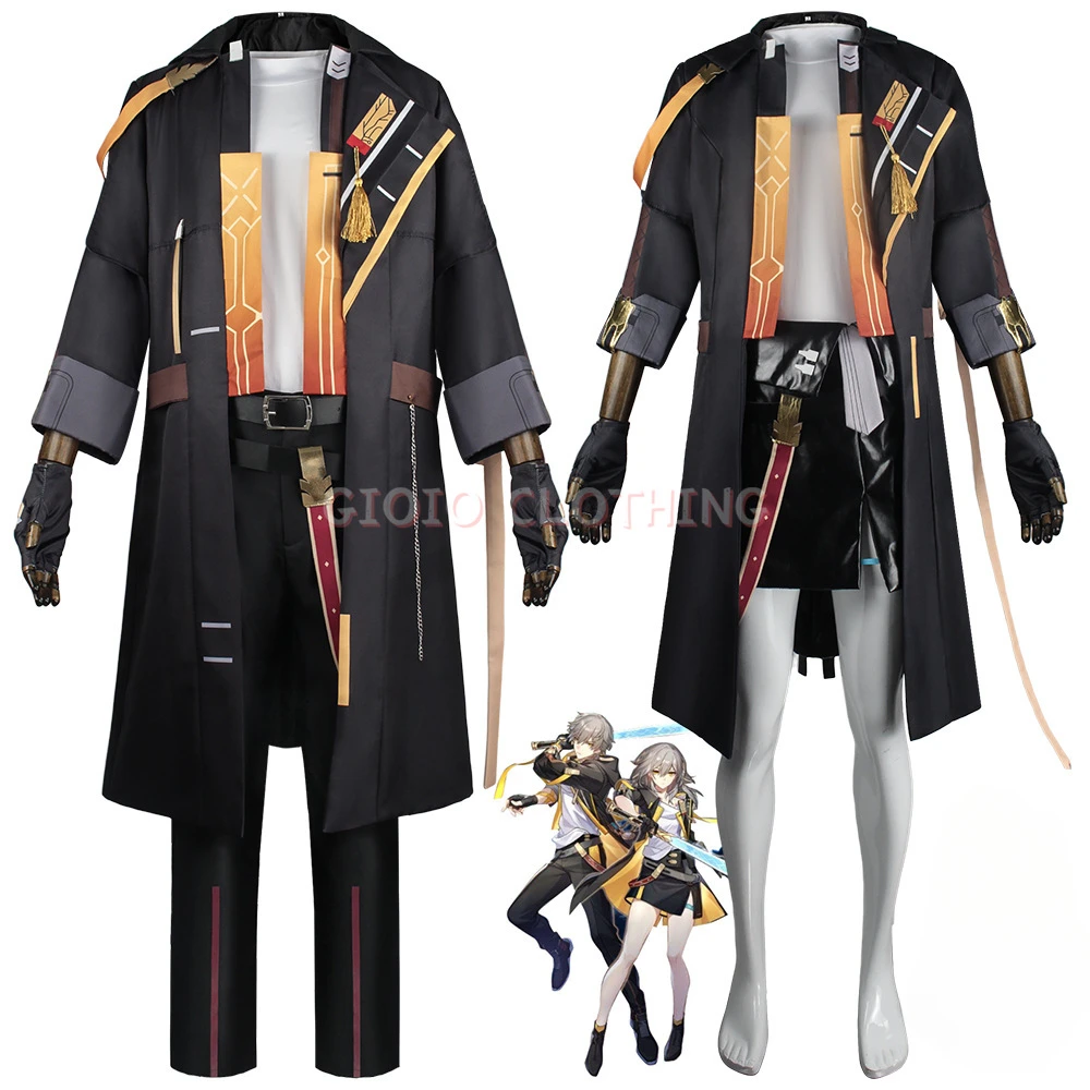 Stelle Trailblazer Cosplay Costume Honkai Star Rail Carnival Uniform Wig Anime Halloween Costumes Women Game