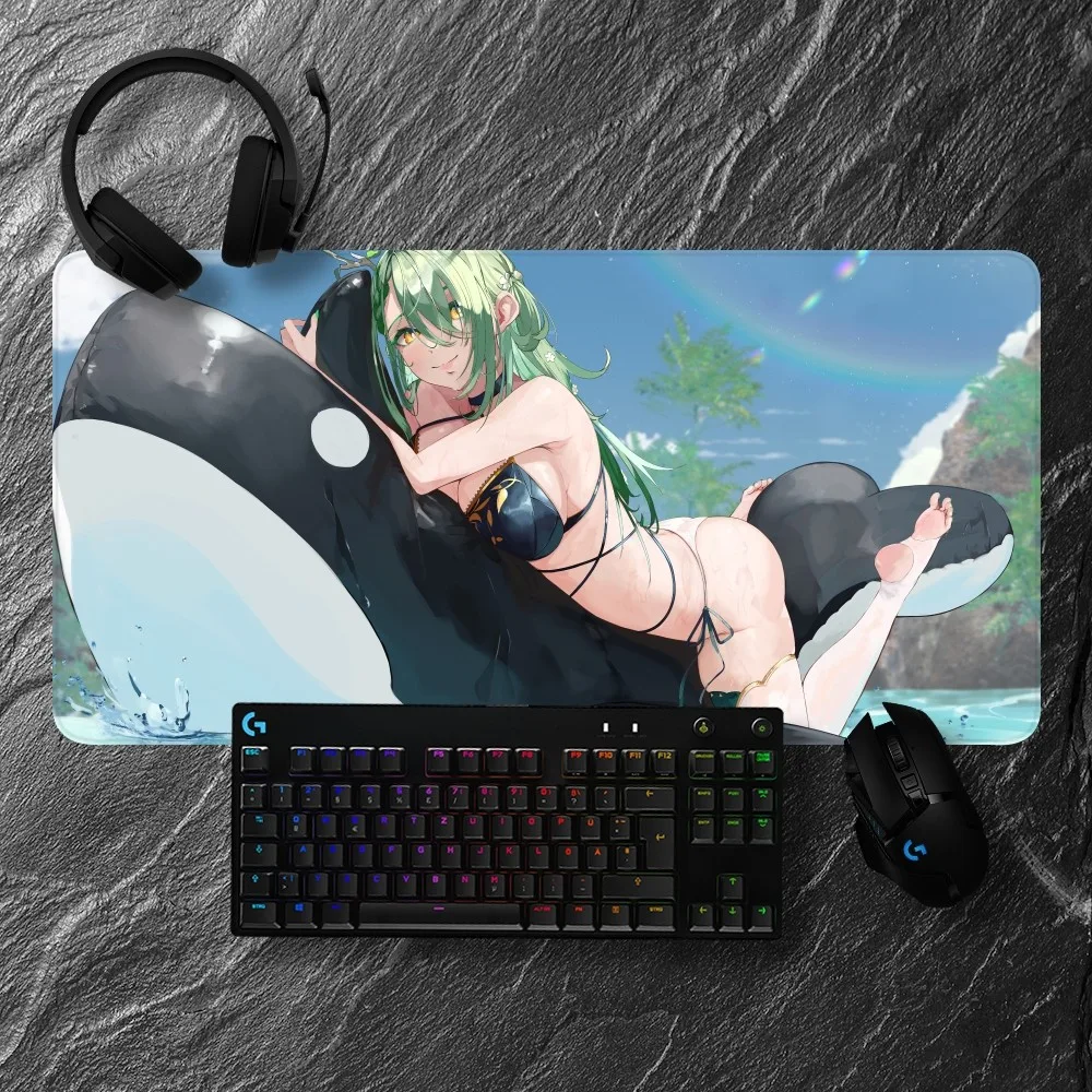 Hololive Ceres Fauna Mousepads Non-slip Lockedge Office Student Gaming Thickened Large Writing Pad Cushion