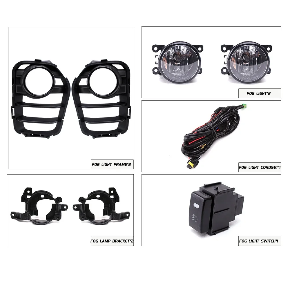 

1 Set Front Bumper Daytime Running Light Day Light Fog Light for Nissan URVAN NV350 RIDER 2018 2019 2020