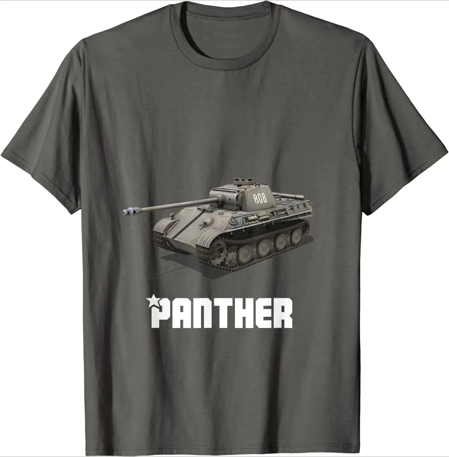 Panzer V Panther Medium Tank  Military T-Shirt. Summer Cotton Short Sleeve O-Neck Mens T Shirt New S-3XL