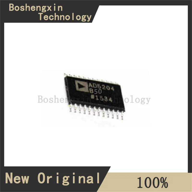 1 قطعة AD5204BRUZ50 توفر 4 قنوات أو 6 قنوات، 256 موقف مقاومات متغيرة يتم التحكم فيها رقميًا TSSOP-24 AD5204BRUZ50