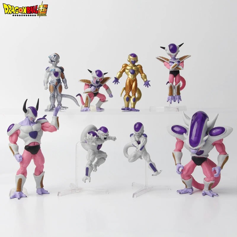 

8-13CM Dragon Ball Z Frieza Freezer Creative Anime Figures Figurine Pvc Statue Model Doll Collection Decoration Toys 8pcs/set