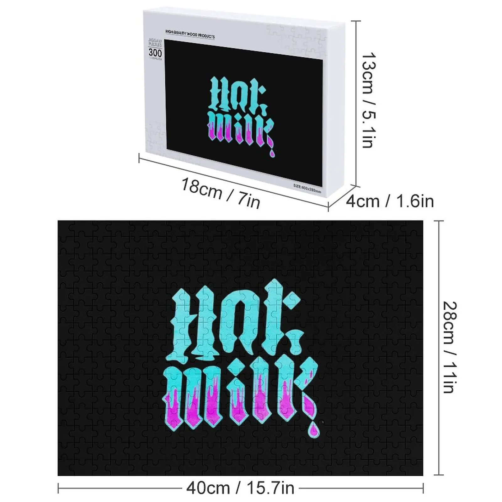 النوع الفرقة الحليب الساخن: بديل/إندي، أحجية الصور المقطوعة الصخرية مخصصة للأطفال والكبار، ألغاز صورة خشبية