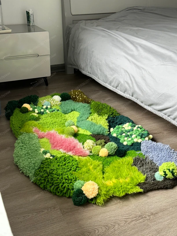 

* Finished Product * Wizard Creative Handmade Moss Carpet, Birthday Gift for Male and Female Couples and Friends