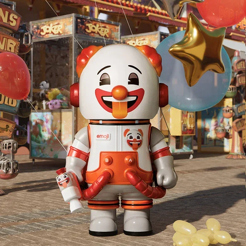 

POP MART MEGA SPACE MOLLY 100% X серия Emoji слепая коробка Guess Bag Mystery Box игрушки кукла милая аниме фигурка настольные украшения подарок