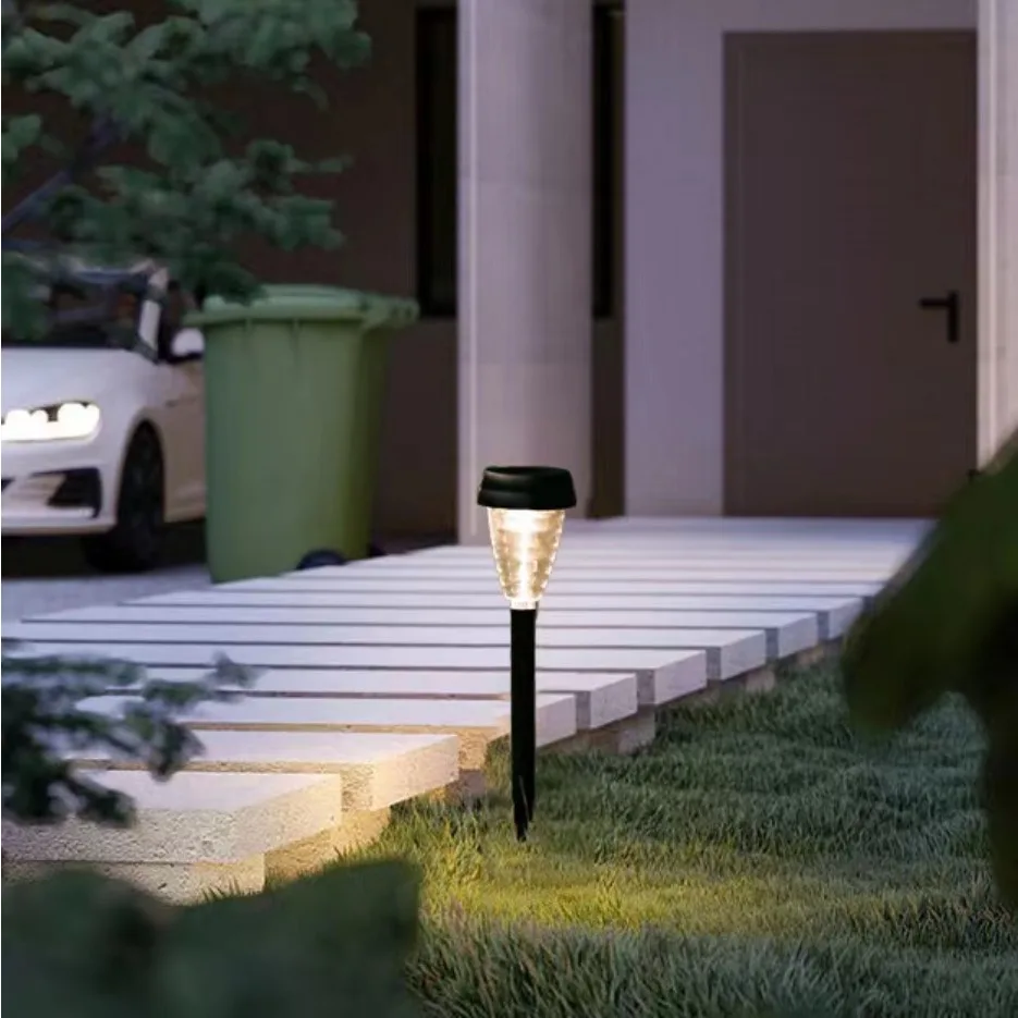 Solar Lawn Light Garden Light Outdoor Garden LED Decorative Light Villa Ground Plug Light Waterproof Grid Light