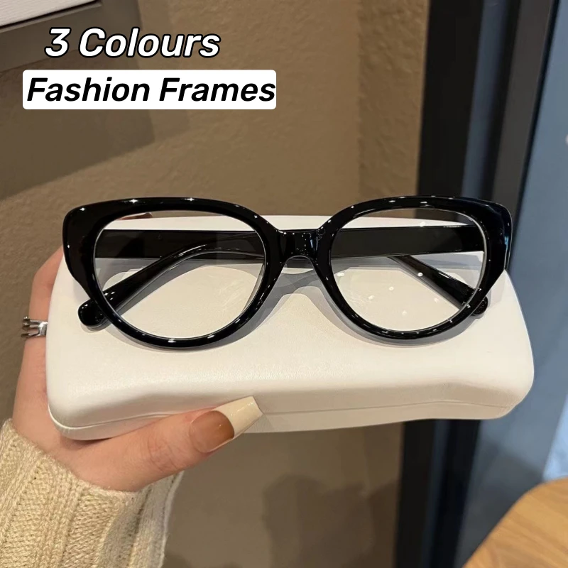 

2025 New Women's Glasses Frames Fashion Vintage Cat-Eye Eyeglass Frames Luxury Brand Designer Popular Men's Glasses Frames