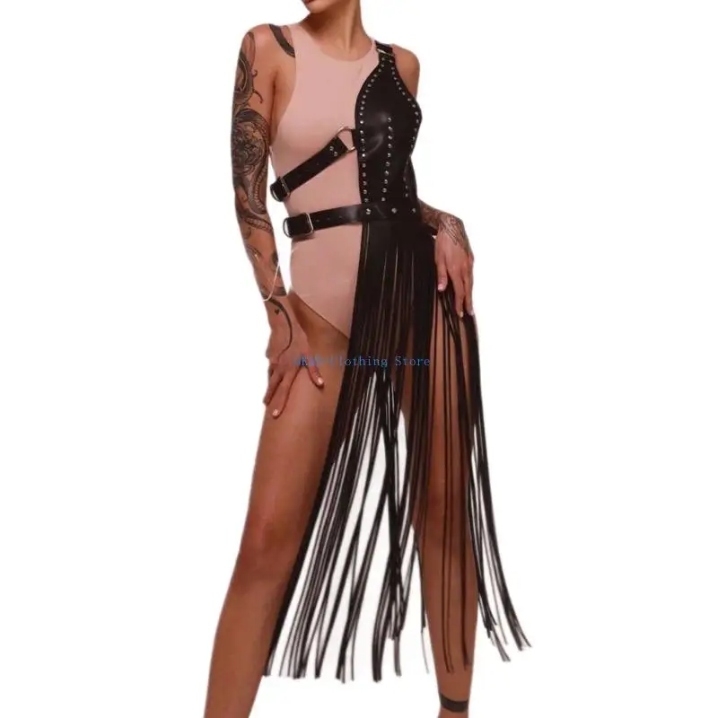 N0PE Punk Corset Belt حزام خصر مهدب إكسسوار عصري للنساء للمناسبات الرسمية #4