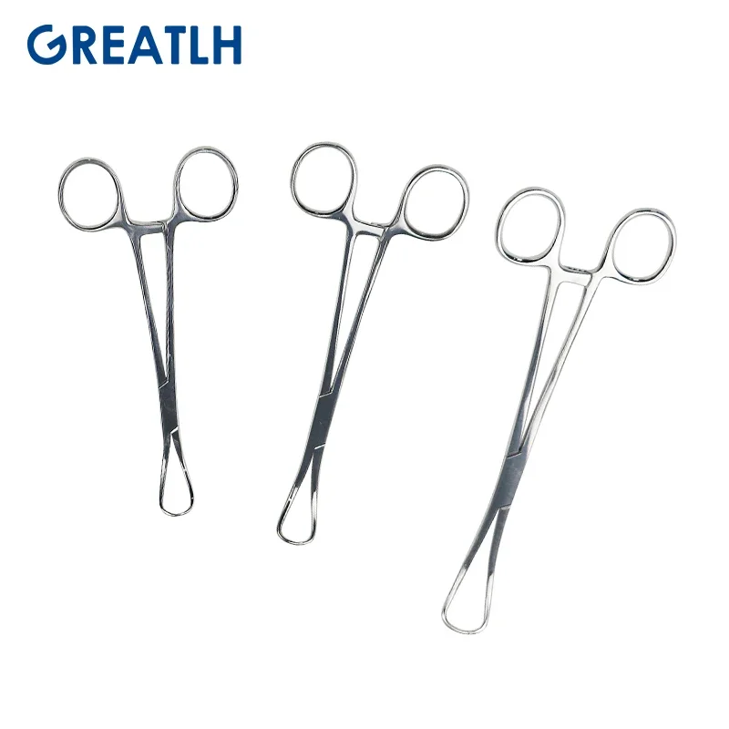 6Types Stainless Steel Towel Clamp Fixed Cloth Towel Plus Surgical Cloth Pliers Pointed Veterinary Surgery Instruments 1pcs
