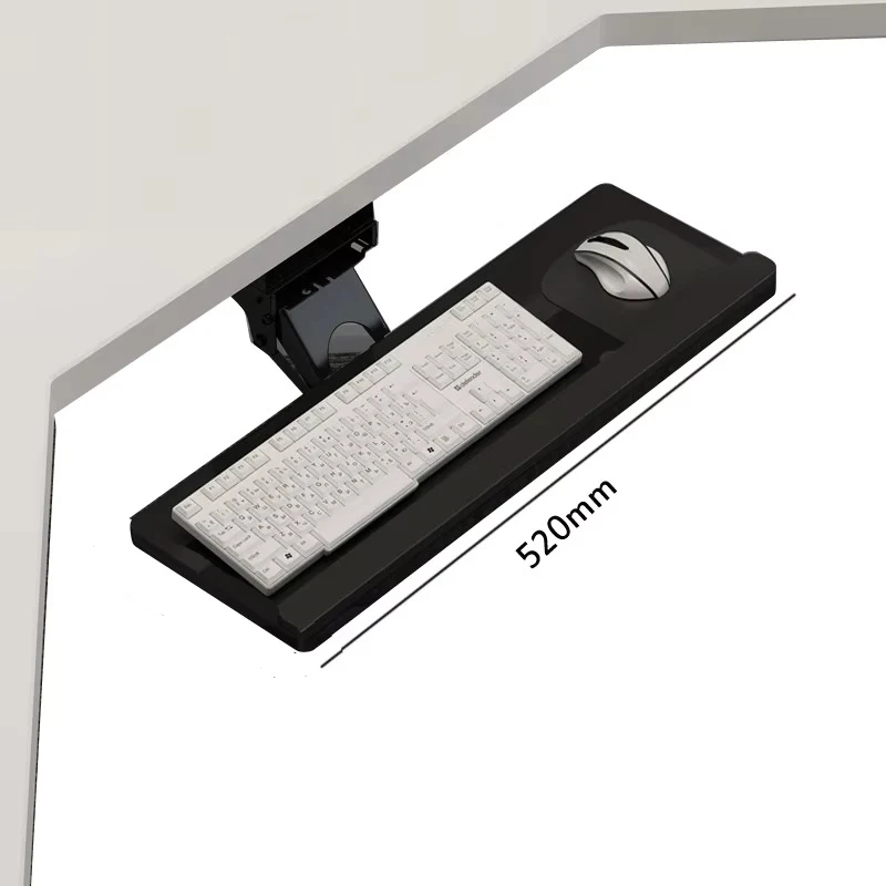 

DL-DA4 Ergonomics kayboard plate mount bracket with mouse pad tray support for big small plate height adjustable tilt rotate