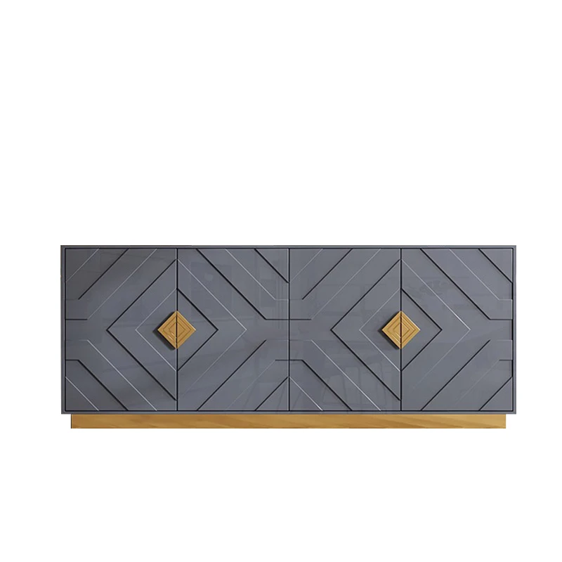 

Light luxury entrance cabinet, household dining side tea cabinet, living room large-capacity storage locker