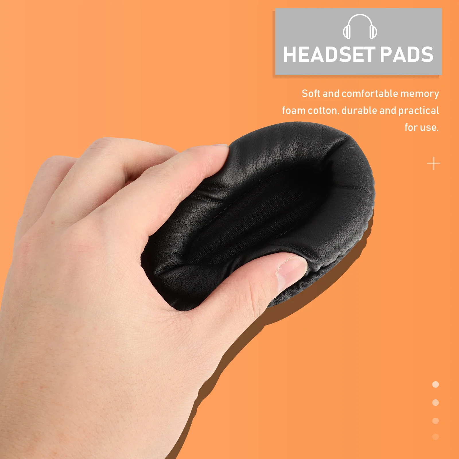 

2Pcs Earphone Sponge Covers High Quality Protein Soft Cushioned Sleeves for Comfortable Long Use Headphone Covers