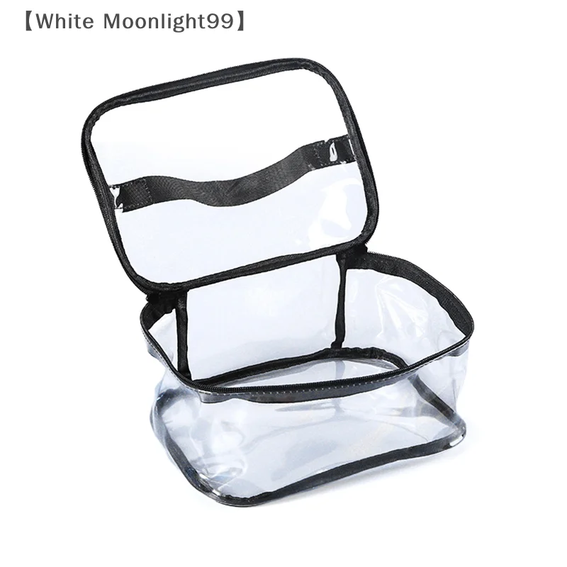 〔White〕Large Capacity Transparent Mesh Zipper Toy Storage Bag Puzzle  Block Organizer Ideal For Toy & Building Block Storage