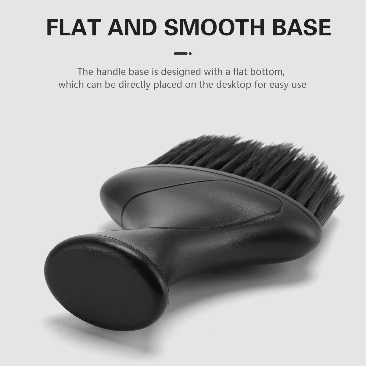 Black Rubber Hairbrush for Salon Styling