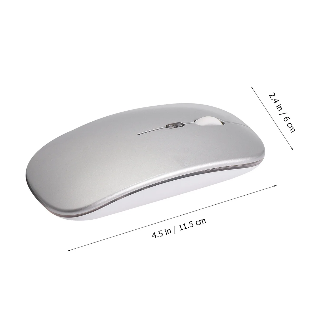 Mouse sem fio silencioso ultrafino 24ghz 50ghz mouse portátil ergonômico para escritório e escola