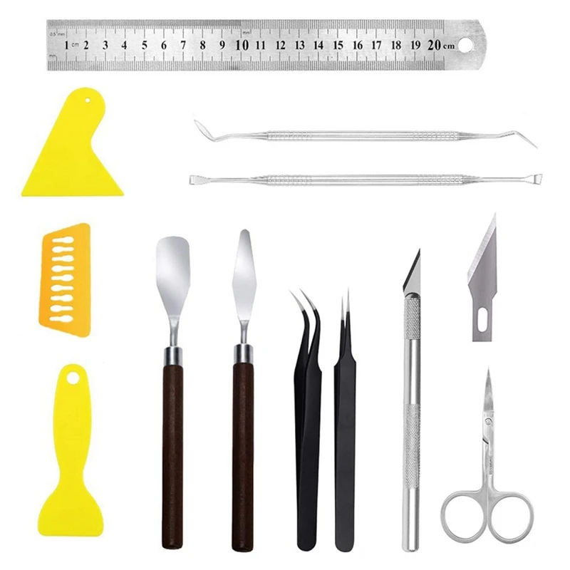 Basic Craft Vinyl Weeding Tools Set Silhouette Cameos Lettering Tool Silhouette Accessories 18Pc