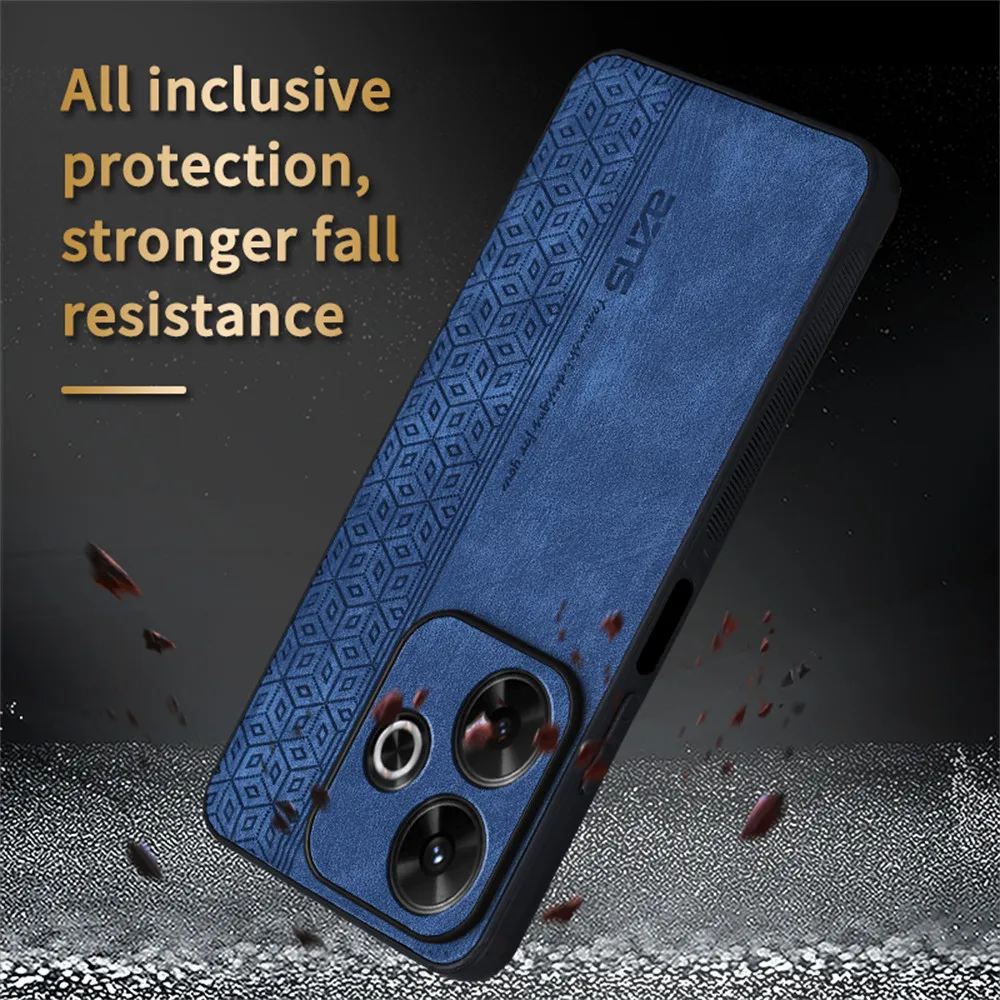 For Xiaomi Poco M6 4G Чехол  Для Phone Cases Back Cover Skin Shockproof Fundas For Xiaomi Poco M6 Coque Capa