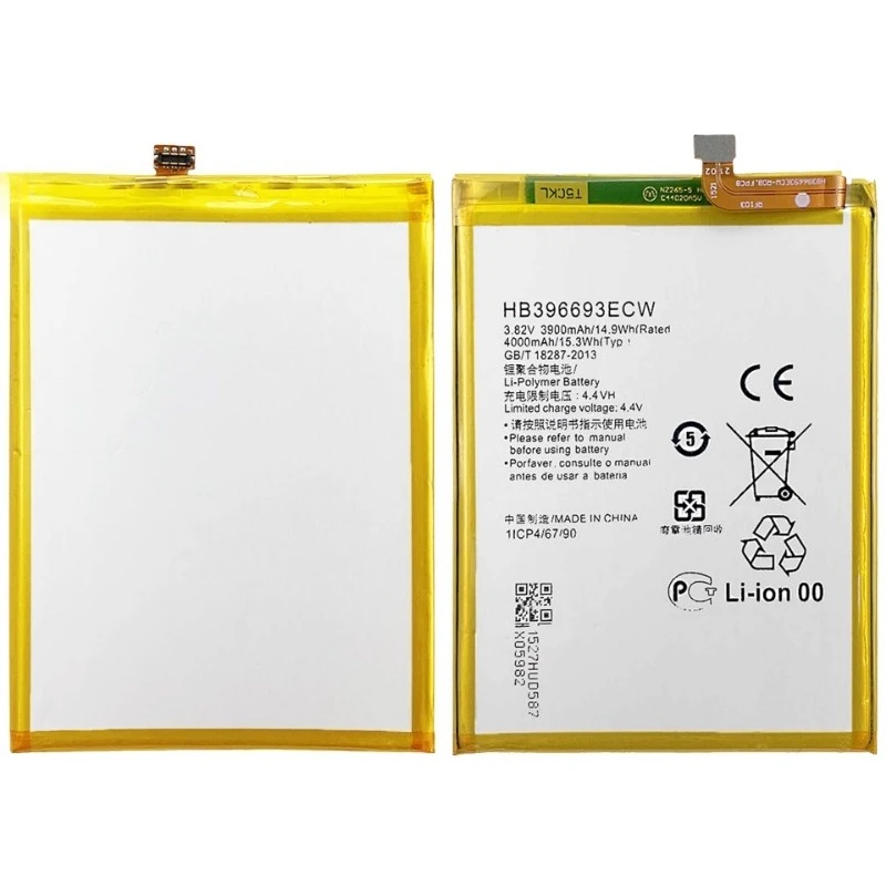 HB396693ECW Telefoon Batterij 3.82 V 3900 mAh Voor Huawei Mate 8 NXT-DL00/TL00/AL10/CL00 Vervangende Batterij gloednieuwe Hoge Kwaliteit