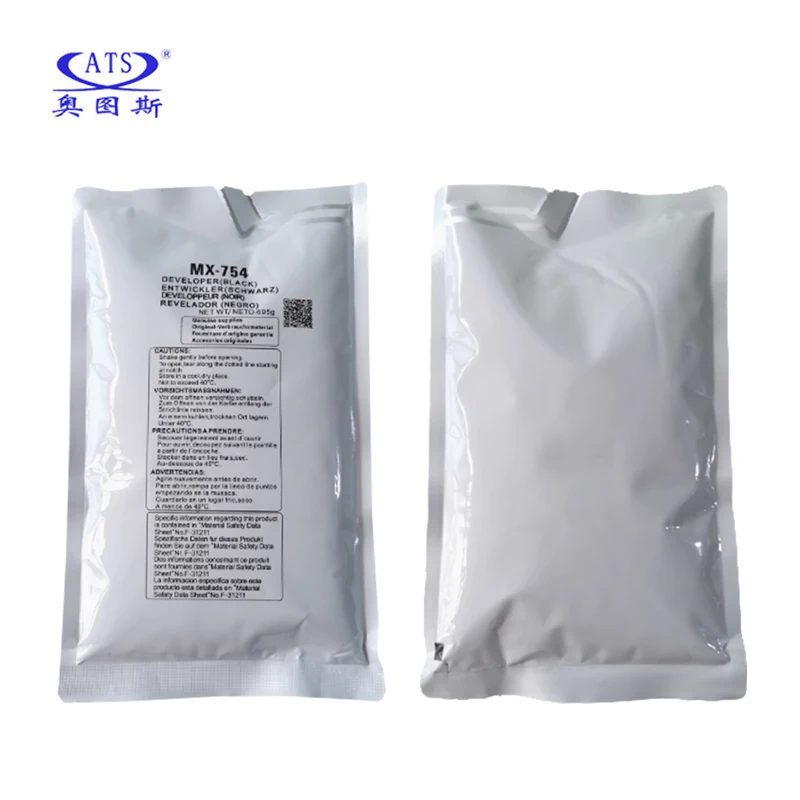 

1 шт. MX-754 MX754 порошок разработчика для Sharp MX 6508 7508 6570 7570N 6581 7581 754 654 MX654 запасные части для копировального аппарата