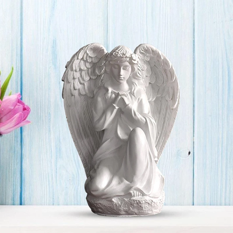 Anjo da Guarda Prateleira Estátua para Sala e Decoração do Quarto, Adorável Anjo Figurinhas, Querubim Rezando, Presentes para As Mulheres