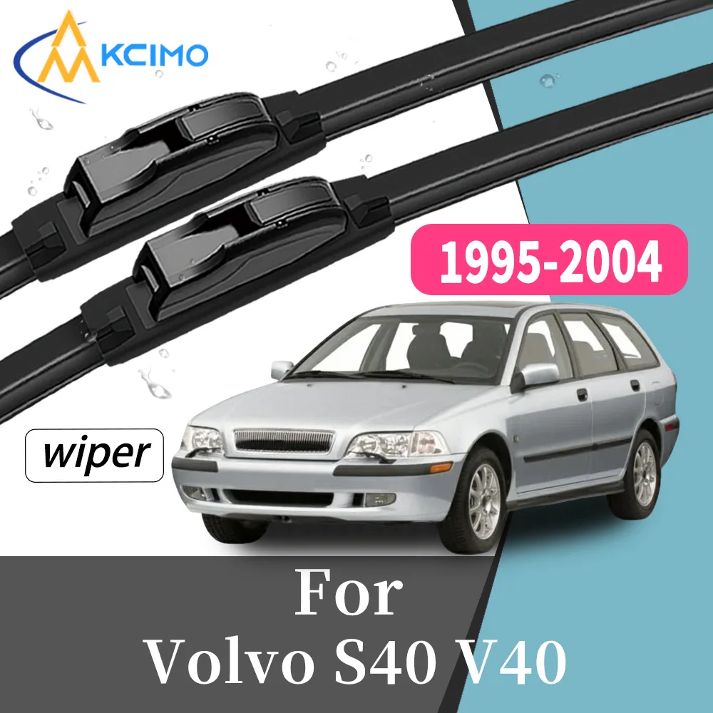 

2Pcs High Performance Front Windscreen Wiper Blades For Volvo S40 V40 1995-2004 Long Lifespan Windshield Replacement Kit