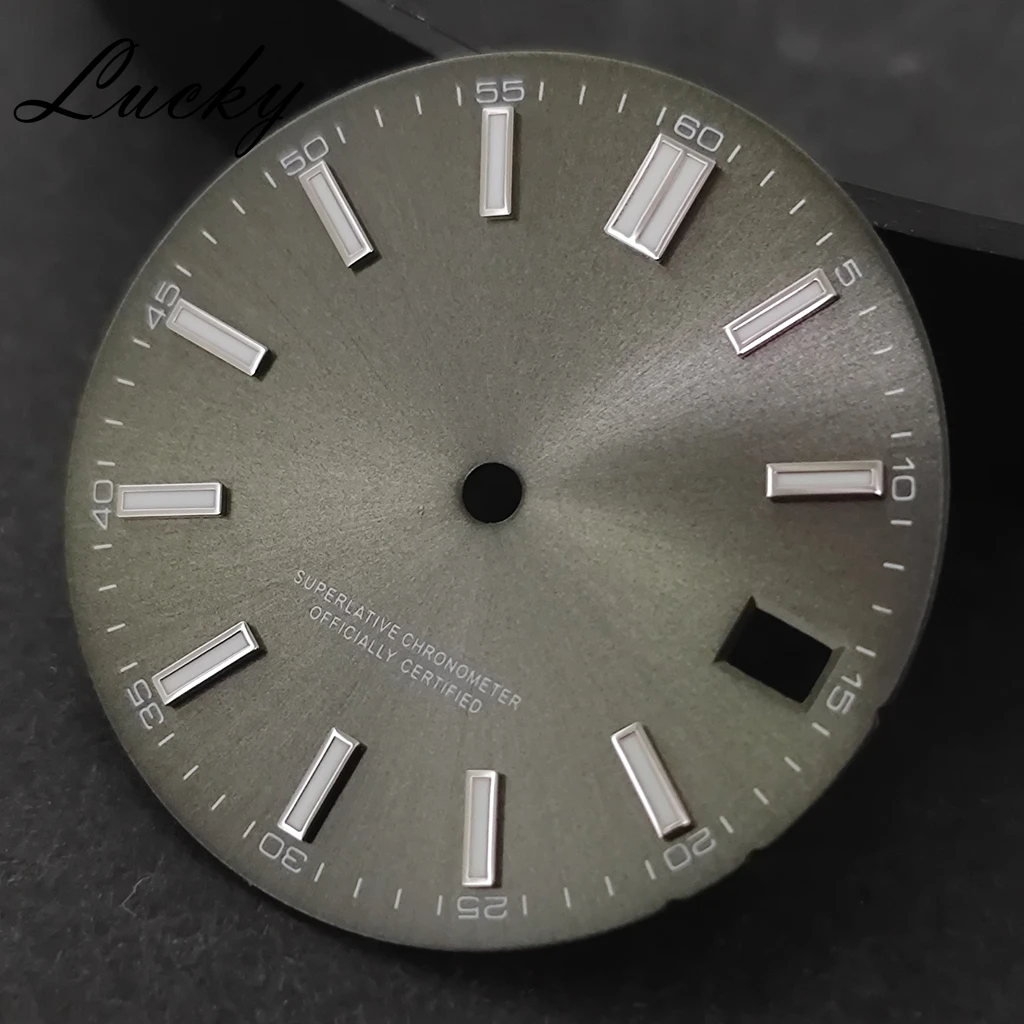 Army Green 28.5mm New Sunray D - Luminous Dial Face 评论和价格
