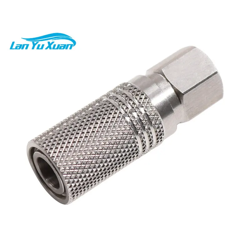 

1/8 NPT Female Thread Stainless Steel Coupler HPA CO2 Air Tank Refill Connector Quick Disconnect Adapter Fitting