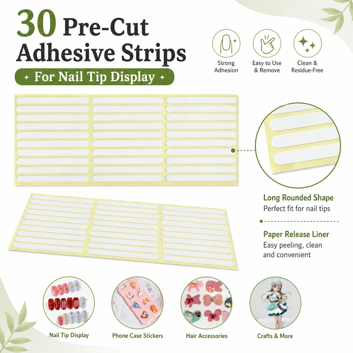 Taśma do paznokci dwustronna, – Striping Tape Nail recenzja i cena