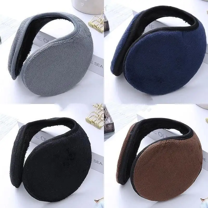 Winter Unisex Warm Fur Earmuffs For Men Women Ear Muffs Thicken Warmer Ear Cover Outdoor Cycling Ski Plush Ear Protector